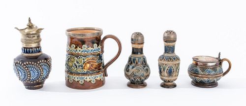 ROYAL DOULTON POTTERY GLAZED