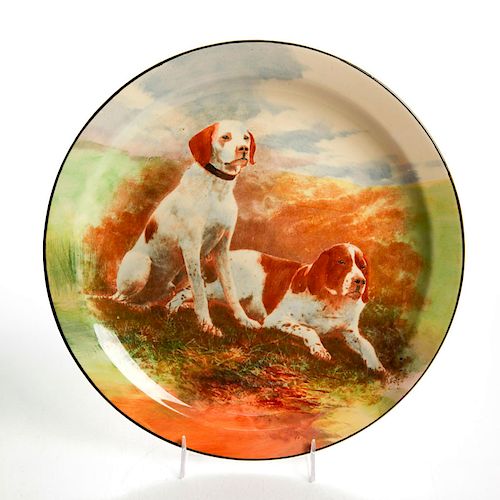 ROYAL DOULTON SERIESWARE PLATE, TWO