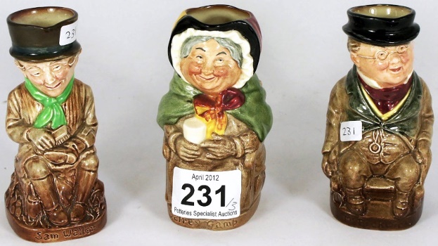 Royal Doulton Small Toby Jugs Sam