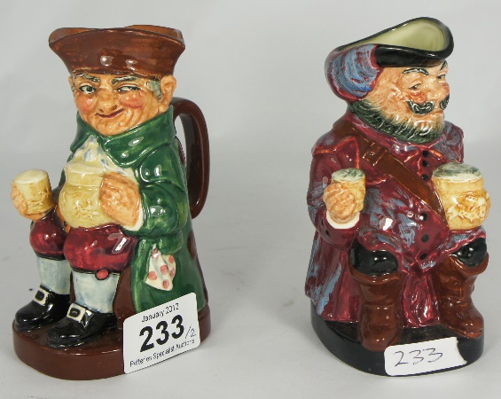 Royal Doulton Small Toby Jugs Old