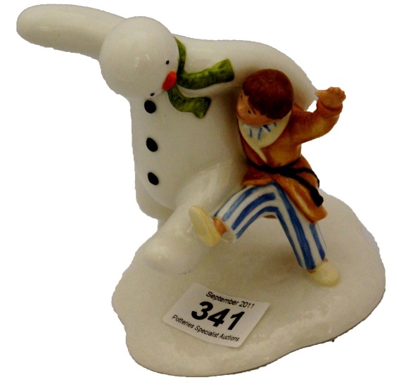 Royal Doulton Snowman Figure The