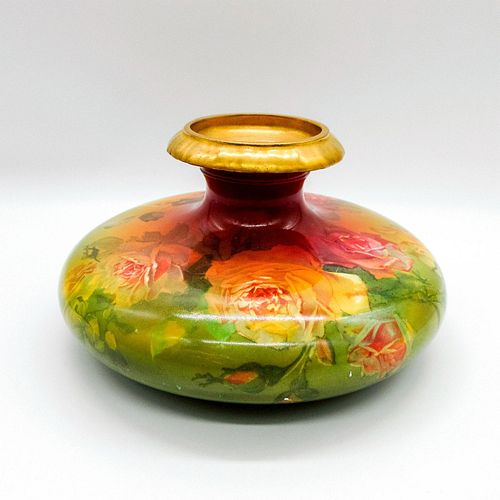 ROYAL DOULTON SQUAT VASE,