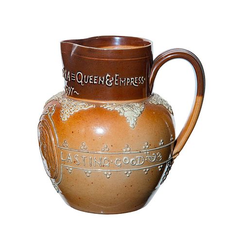 ROYAL DOULTON STONEWARE PITCHER,