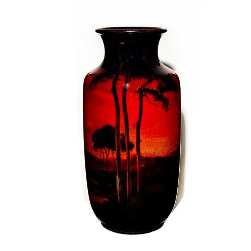 ROYAL DOULTON SUNG FLAMBE VASE,