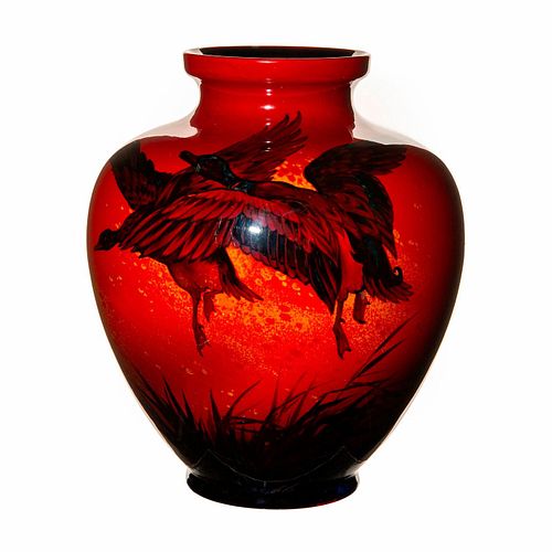 ROYAL DOULTON SUNG FLAMBE VASE,