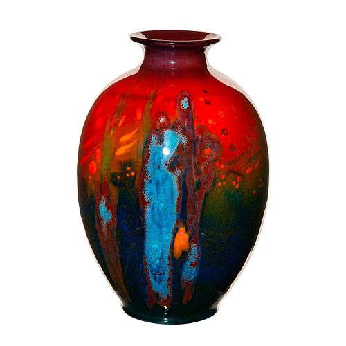 ROYAL DOULTON SUNG FLAMBE VASE,