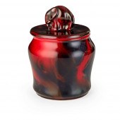 ROYAL DOULTON
'SUNG' JAR & COV