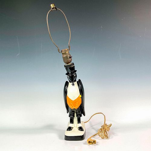 ROYAL DOULTON TABLE LAMP, OLD CROWA