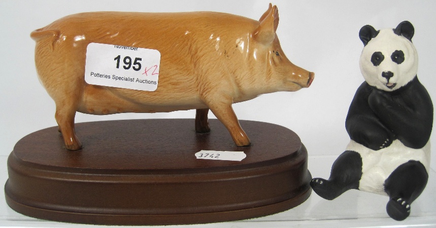 Royal Doulton Tamworth Pig DA215 on