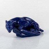 ROYAL DOULTON TIGER ON ROCK IN