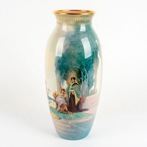 ROYAL DOULTON TITANIAN VASE, THE
