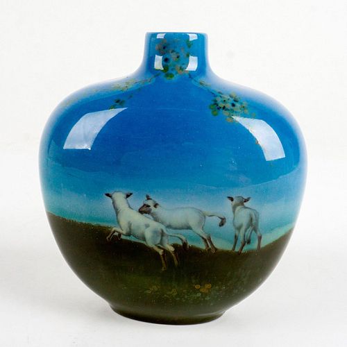 ROYAL DOULTON TITANIAN VASE WITH