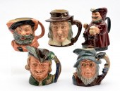 ROYAL DOULTON TOBY JUG GROUPIN
