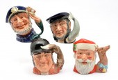 ROYAL DOULTON TOBY JUG GROUPIN