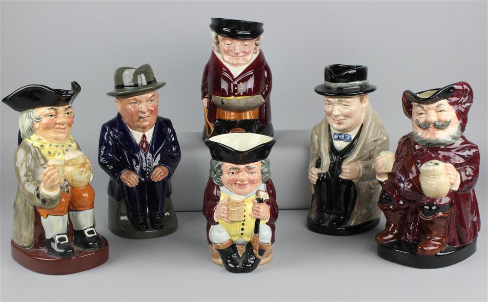 ROYAL DOULTON TOBY JUGS 'FAMOUS