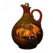 ROYAL DOULTON WHISKY FLASK OF