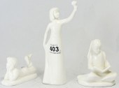 Royal Doulton white Images fig