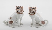 ROYAL DRESDEN PORCELAIN PUGS,