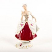ROYAL DUX BOHEMIA FIGURINE, LA