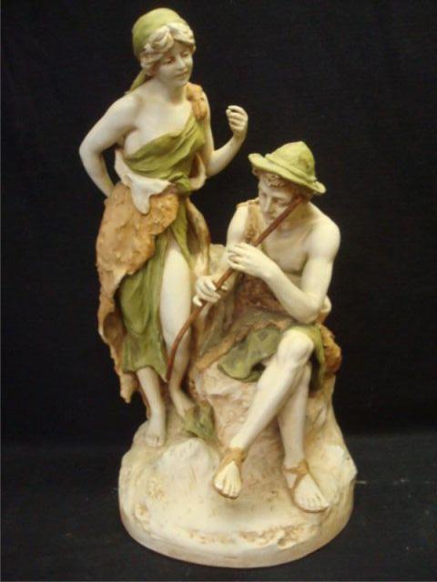 Royal Dux Figural Grouping. As