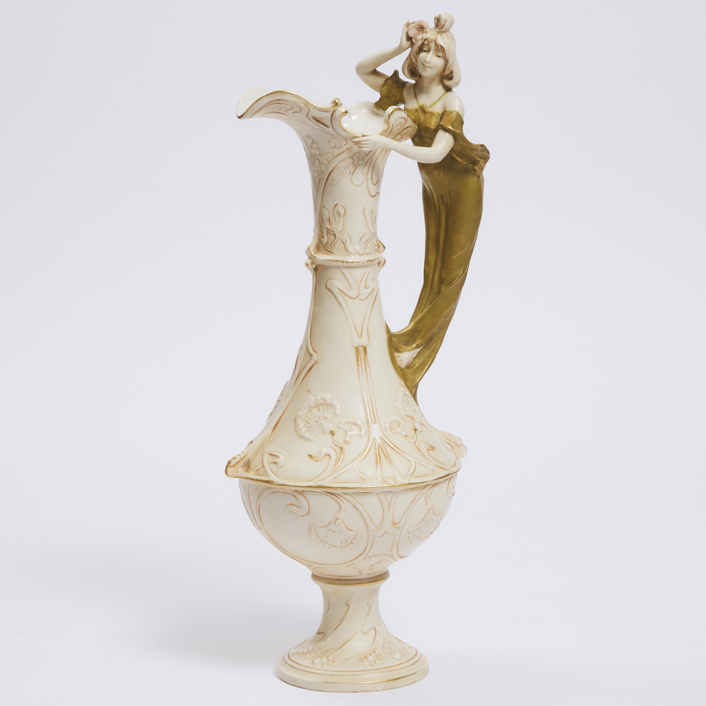 Royal Dux Figural Jug, early 20th