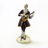 ROYAL DUX FIGURINE, GUITAR PLA