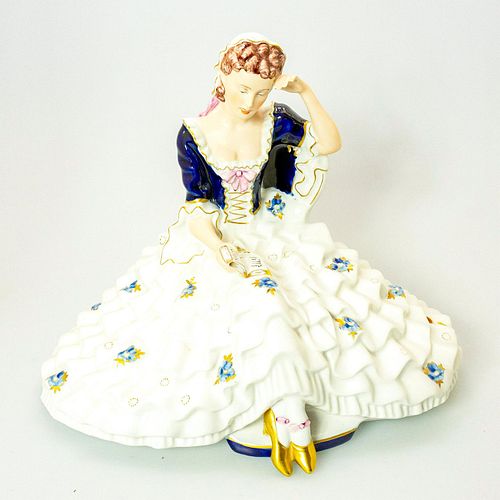 ROYAL DUX FIGURINE, LADY SEATED