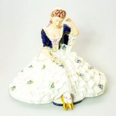 ROYAL DUX FIGURINE, LADY SEATE