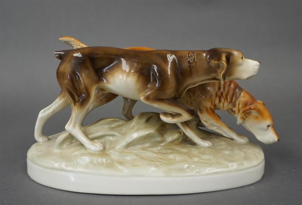 ROYAL DUX PORCELAIN FIGURAL GROUP