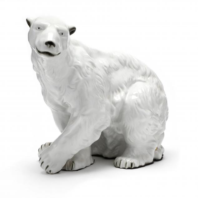 ROYAL DUX PORCELAIN POLAR BEAR