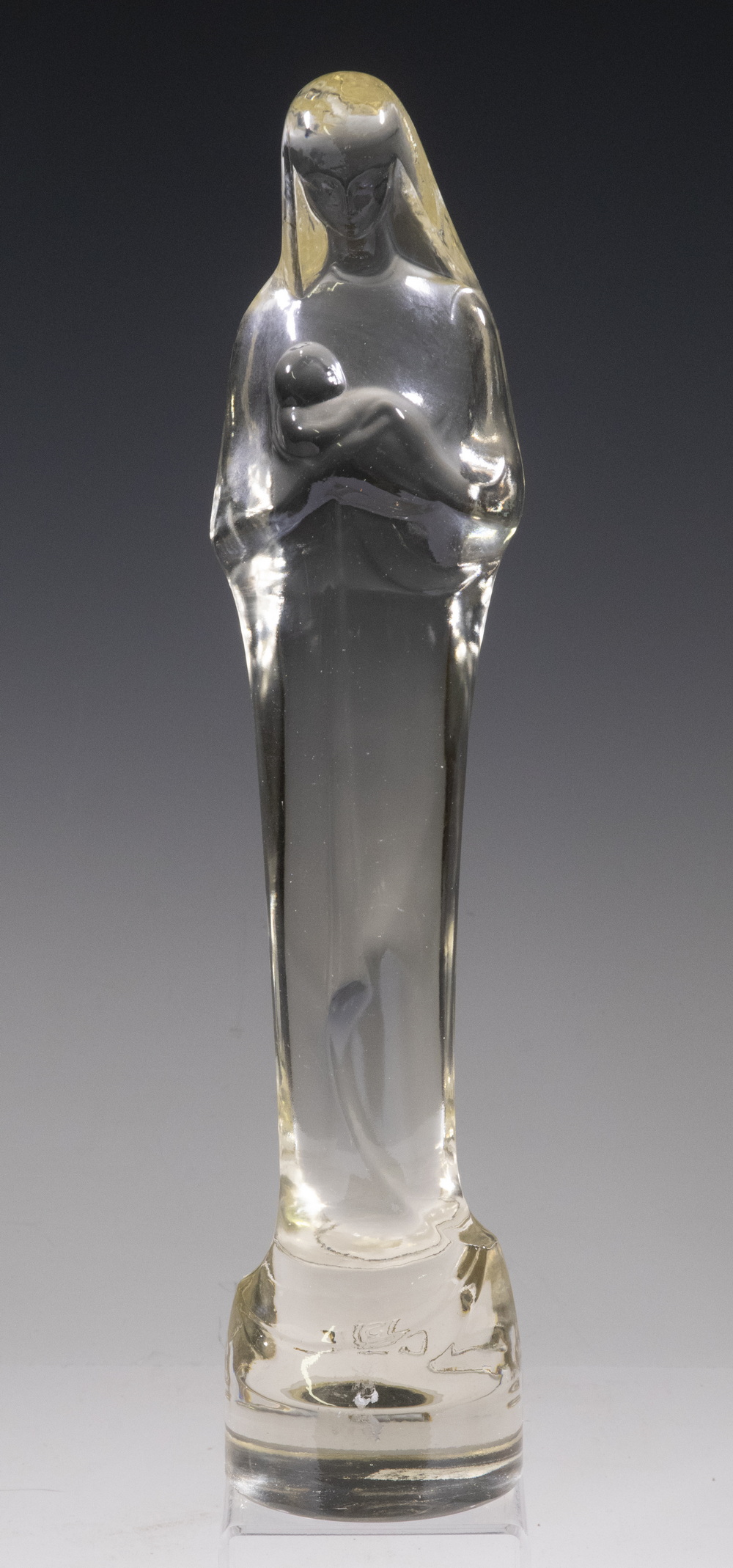 ROYAL LEERDAM ART GLASS MADONNA &