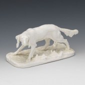 ROYAL NYMPHENBURG SETTER, AFTE