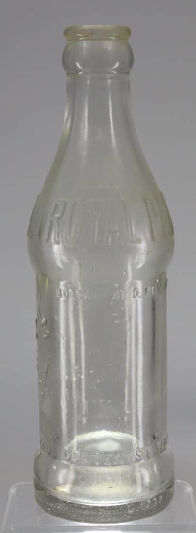 ROYAL PALM SODA CLEAR GLASS COCA