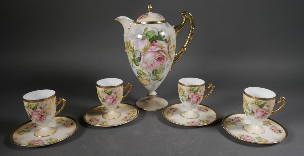 ROYAL RUDOLSTADT CHOCOLATE POT,