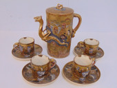 ROYAL SATSUMA TEA SET, TEAPOT