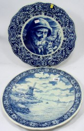 Royal Sphinx Delft Blue and Wh