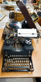 ROYAL TYPEWRITER AND A RECORD