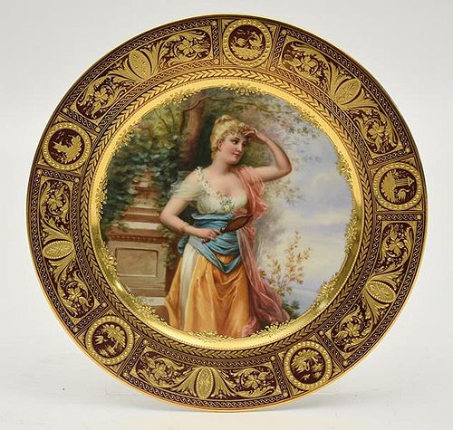 ROYAL VIENNA CABINET PLATERoyal
