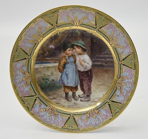 ROYAL VIENNA CABINET PLATERoyal