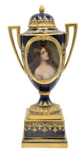 ROYAL VIENNA COVERED PORTRAIT