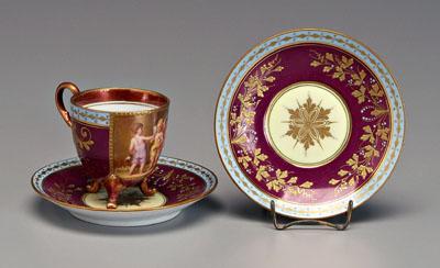 Royal Vienna cup and saucer,