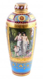ROYAL VIENNA ENAMELED PORCELAI
