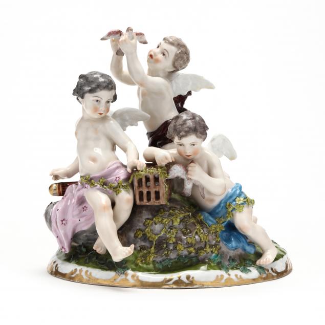 ROYAL VIENNA FIGURINE OF PUTTI