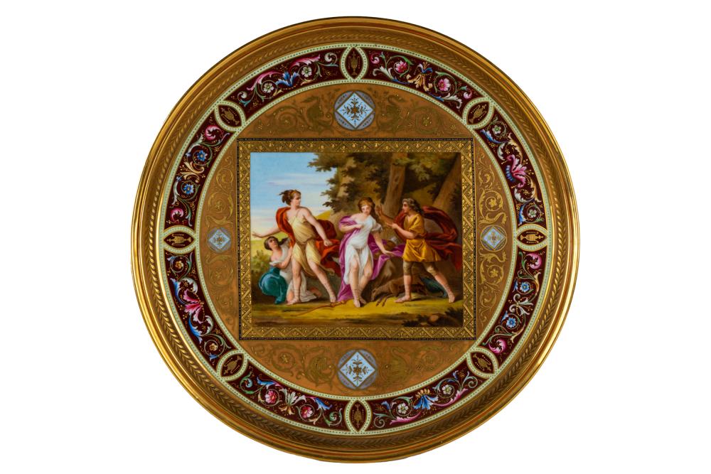 ROYAL VIENNA GILT PORCELAIN