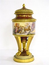 Royal Vienna hand painted cove