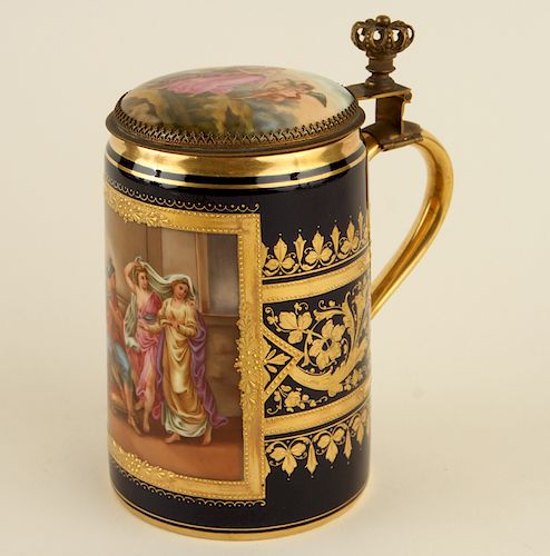 ROYAL VIENNA HAND PAINTED PORCELAIN