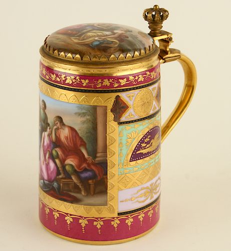 ROYAL VIENNA HAND PAINTED PORCELAIN