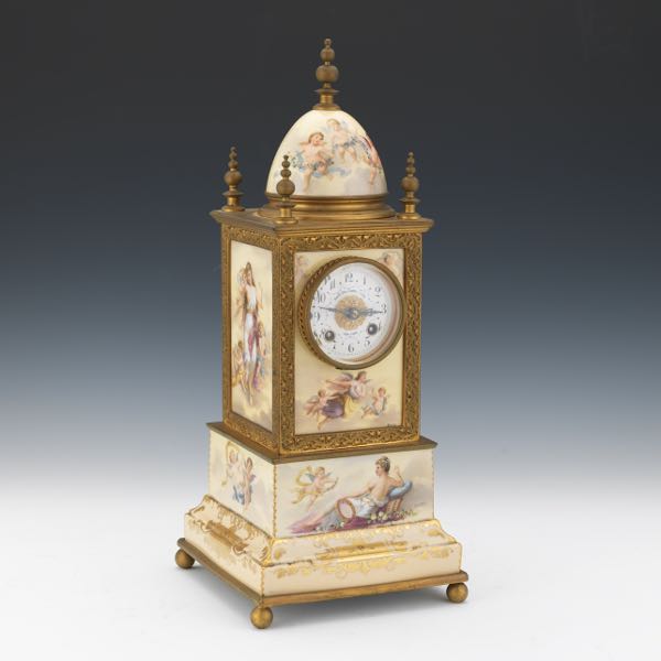 ROYAL VIENNA PORCELAIN & BRASS