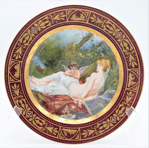 ROYAL VIENNA PORCELAIN CHARGERRoyal