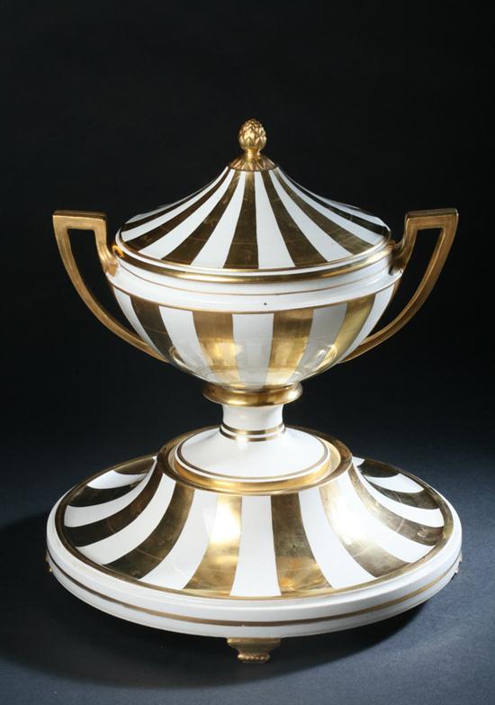 ROYAL VIENNA PORCELAIN COVERED SOUP